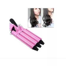 Pinza Rizadora Para Cabello 3tubos 40w Temperatura Ajustable