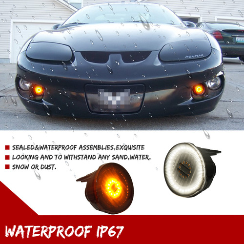 Luz De Giro Led Drl De Dos Colores Para Pontiac Firebird Foto 7