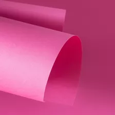 Papel Color Plus 180g A4 Cancun - Rosa Pink 10 Folhas