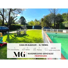 Casa Quinta En Alquiler Anual Y Temporal Barrio El Trébol , Ezeiza La Unión