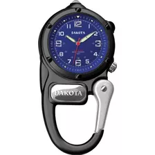 Dakota Reloj Mini Microlight Con Clip Negro De