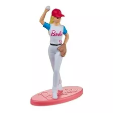 Mini Bonecas Figuras Barbie Profissões Basebol - Mattel 7cm