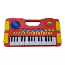 Teclado Piano Musical Infantil 32 Teclas Grava E Reproduz