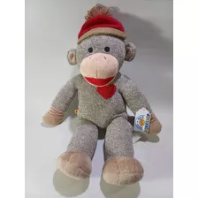 Sock The Monkey Build A Bear Original 40 Cms Mono Peluche