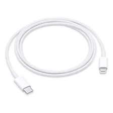 Cabo Carregador Turbo Usb C Com Saida Lightning 20w P/ iPhone Cor Branco