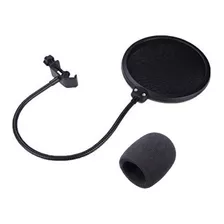 Pop Filter Anti Puff + Espuma De Globo De Microfone Kit