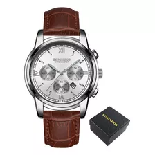 Reloj Luminoso Kingnuos 1753r Con Calendario Empresarial