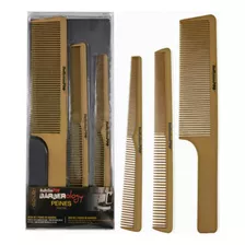 Set 3 Peines Barberology Babyliss Pro