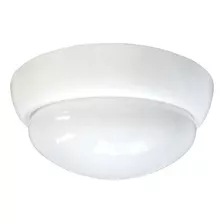 Lámpara Plafón Biselada Blanco 23cm Vidrio Opalino Maxxi