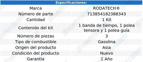 Kit Distribucin Banda Acura Tl V6 3.7l 09-14 Rodatech Foto 2
