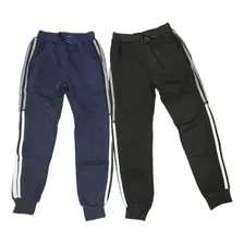 Pack 2 Pantalones Buzo Niño Algodon Linea