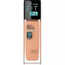 Maybelline Fit Me Base De Maquillaje Matte + Poreless 310 Sun Beige