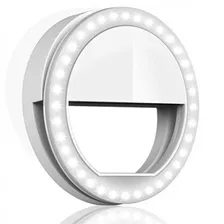 Aro De Luz Led Flash Selfie Anillo 3 Niveles Recargable