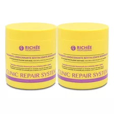  Máscara Revitalizante Richée Clinic Repair Hidrat. 2 X500ml