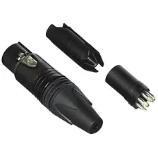 Neutrik Nc5fxx Bag 5 Pin Female Cable Mt Black