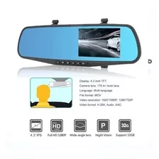 Espejo Retrovisor Con Pantalla &2 Cámaras Frontal Y Trasera 