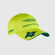 Gorra Aston Martin F1 Fernando Alonso 2023 Boss Verde Lima