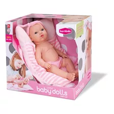 Boneca Little Baby Dolls Vinil Macio Com Saco De Dormir