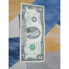 Billete Americano De 2 Dólares Series 2013