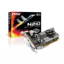 Tarjeta De Video Msi Geforce 210 1gb Gddr3 Dvi Vga Hdmi