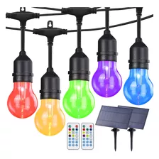 Ipstank Tira De Luces Solares Rgb Para Exteriores, 96 Pies R