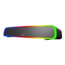 Genius Usb Soundbar 200bt, Barra De Sonido Bluetooth Led Rgb