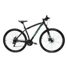 Mountain Bike Venzo Shadow Series Loki Evo R29 18 21v Frenos De Disco Mecánico Cambios Shimano Color Negro/teal 