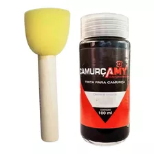 Tinta Para Camurça Amy 90ml E Pincel Para Camurça