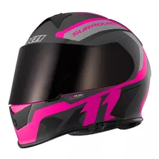 Capacete X11 Revo Pro Surround Rosa Fosco