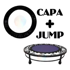 Cama Elástica Mini Jump Profissional 180kg Roxo Com Capa 