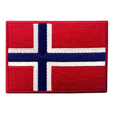 Parche Bordado Con Bandera De Noruega, Emblema Nacional Noru