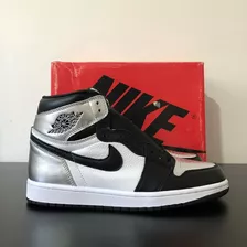 Air Jordan 1 Retro High Og Silver Toe