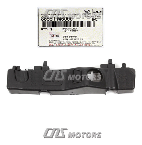 Genuine Kia Forte 2019-2022 For Front Bumper Brack Ddf Foto 6