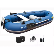 Bote Inflable Aquamarina Con Soporte De Motor Combustion