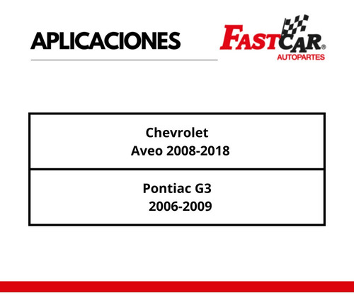 2 Amortiguador Delanteros Pontiac G3 1.6 L. 103 Hp 2006-2009 Foto 2