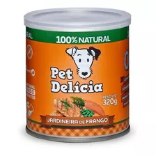 Alimento Úmido Pet Delícia Jardineira De Frango 320g Cães