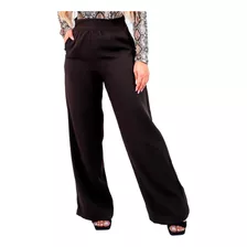 Calça Alfaiataria Pantalona Cintura Alta Feminino Inverno