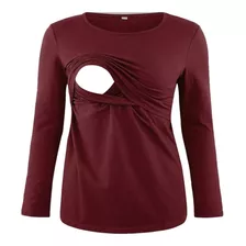 Blusa Lactancia Maternidad Manga Larga