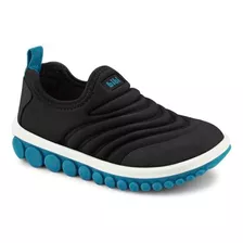 Tênis Infantil Bibi Roller 2.0 Cobalt Preto Fácil Calce