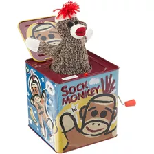 Muñeco En Caja De Sorpresas De Schylling, Títere Monkey Jack