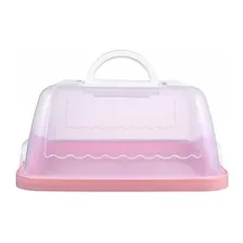 Bestoyard Pink Square Cake Carrier Contenedor De Almacenamie