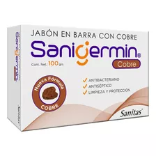 Jabon Sanigermin Cobre. 100 Grs(antibacteriano,antiseptico)