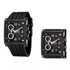 Reloj Lotus Original Para Hombre Crono Todo Negro L/10103