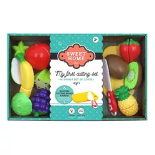 Juego Mi Primer Set De Corte Frutas Con Velcro Sweet Home