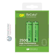 Pilas Recargables Gp Aa X2 2.100mah