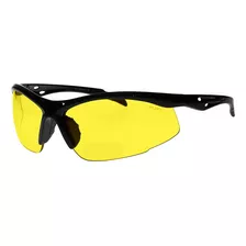 Gafas De Seguridad Bifocales Sb- Con Lentes Amarillas, +1.5.