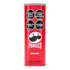 Oferta! Papas Fritas Pringles Sabor Original Tubo 104g Snack