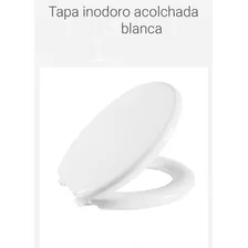 Tapa Asiento Inodoro Acolchada Blanca Standard 