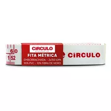 Fita Métrica Emborrachada - 150cm Círculo 12 Unidades