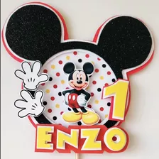 Cake Topper - Adorno Torta - Mickey - En Capas (3d)